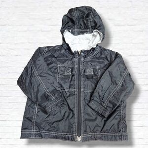 Gap Baby Black Hooded Rainjacket Size 3T